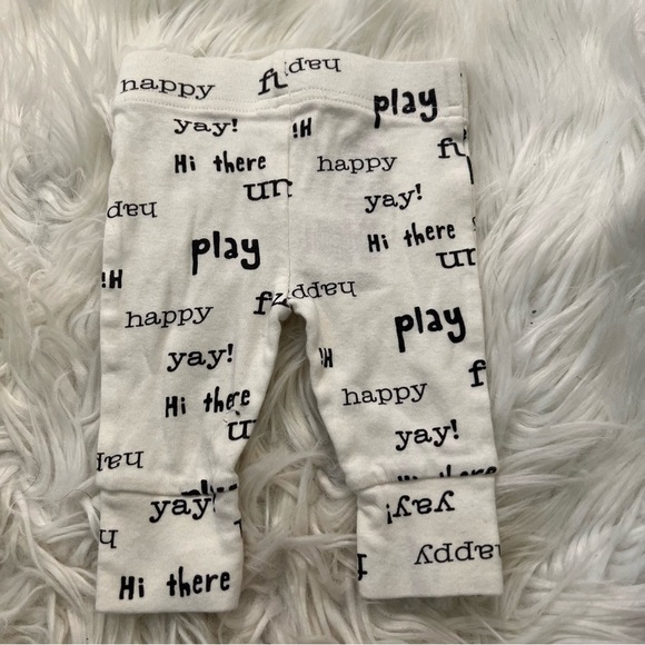 Wonder Nation Pants Cream Black - Picture 5 of 9